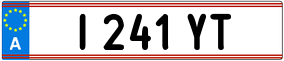 Truck License Plate
